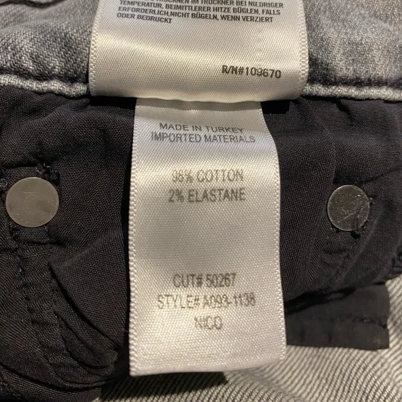 AGOLDE NICO High Rise Slim in Risk - Picture 6 of 7